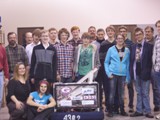 Our team with last year's robot